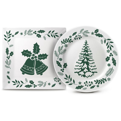 Ceramic Christmas Plates 