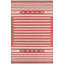 Thompson Wool Geometric Area Rug in Red-1560486079