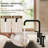 Bridge Kitchen Faucet with Swivel Spout, 2-Handle Kitchen Faucet with Side Spray-120793568
