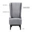 Fauteuil d'appoint de 23,03 po de largeur