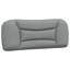 Structure de lit sans matelas gris clair Hvar 100 x 200 cm-183763490-183763517