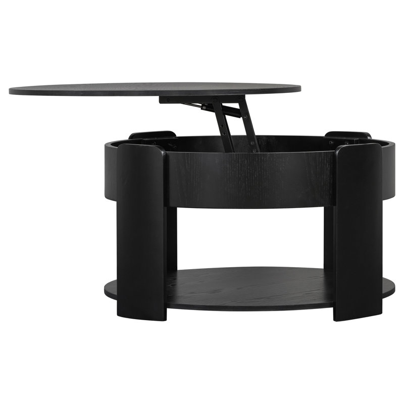 Table basse Farmhouse, Noir