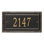Gardengate Personalized Grande 1-Line Wall Address Plaque