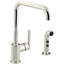 Purist® Two-Hole Kitchen Sink Faucet with 8" Spout and Matching Finish Sidespray-6918943
