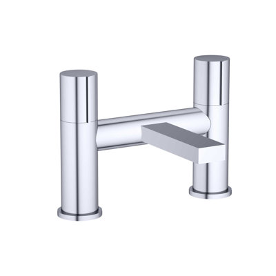 Perri 2 Handle Deck Freestanding Tub Filler Bath Filler