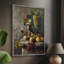 Reproduction encadrée FLORAL Series DCCxxxi - bois massif-1223831392