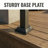 68.5" Outdoor Steel Handrail
