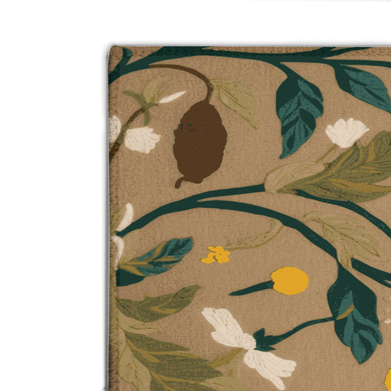 Tapis d'intérieur et d'extérieur brun Nature, Rectangulaire 2 pi x 3 pi