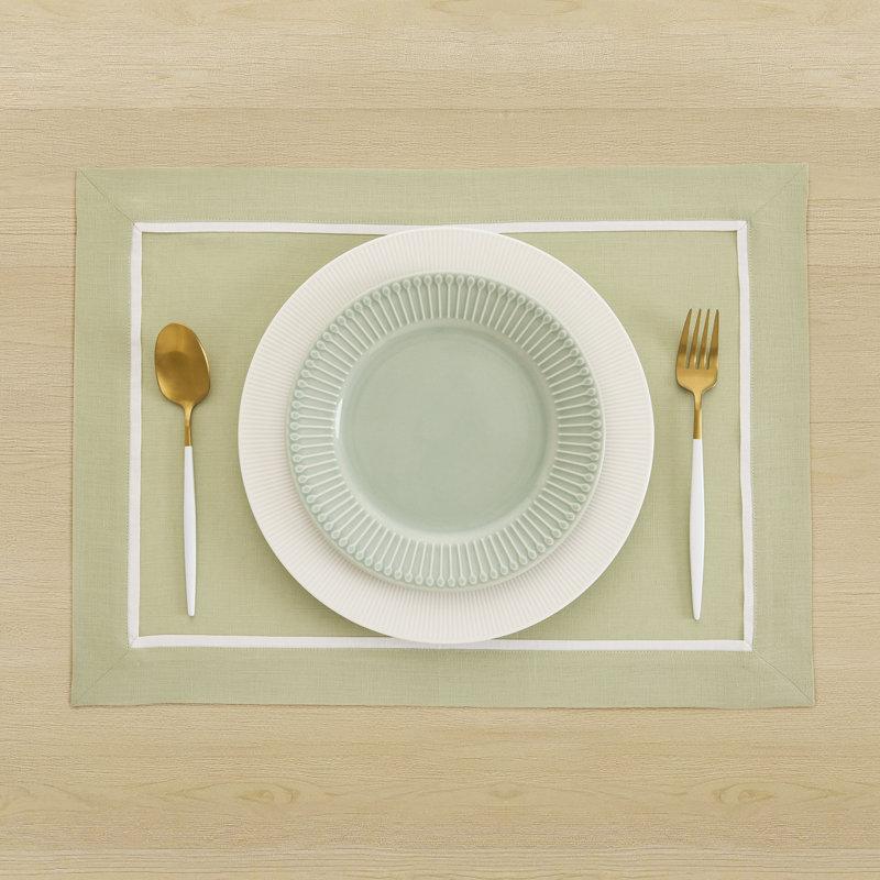 100% Pure Linen Dinner Napkins -kensington, Sage