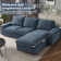 Jossilynn L-Shape Convertible Sectional Couches Sofas with Storage Chaise