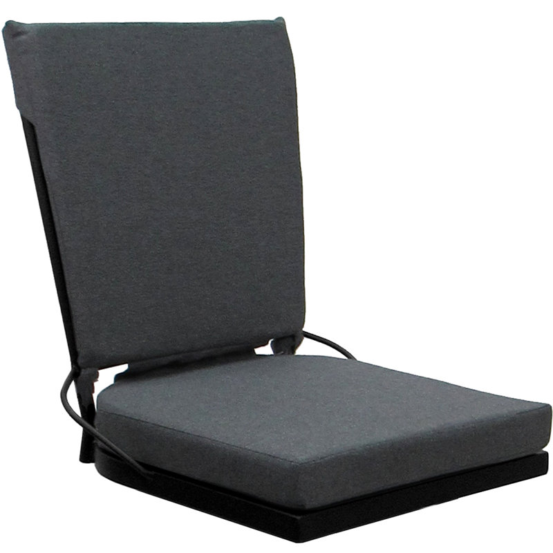 Gris anthracite - noir - siège de 26 po, Gris, Noir