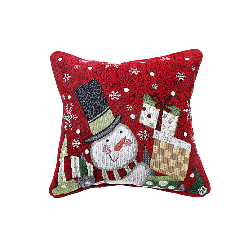 Cotton Blend Throw Pillow