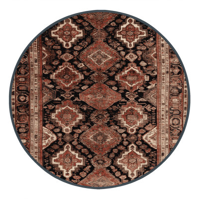 Tapis brun lavable à la machine