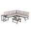 Monaco - Convertible into 2 Sun Loungers - Modular Corner Garden Sofa Set-1253410847-1253410846
