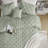 Bailey Green Diamond Pucker Woven Wrinkle Resistant 3-Piece Twin/Twin XL Comforter Set-110406103-110406110