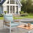 Townsend Metal Outdoor Lounge Club Chair With Sunbrella Cushion-116488606