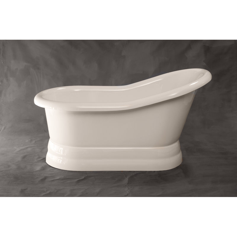 The Madrone 5 ft. Single Slipper Pedestal Acrylic Tub by Strom Living
