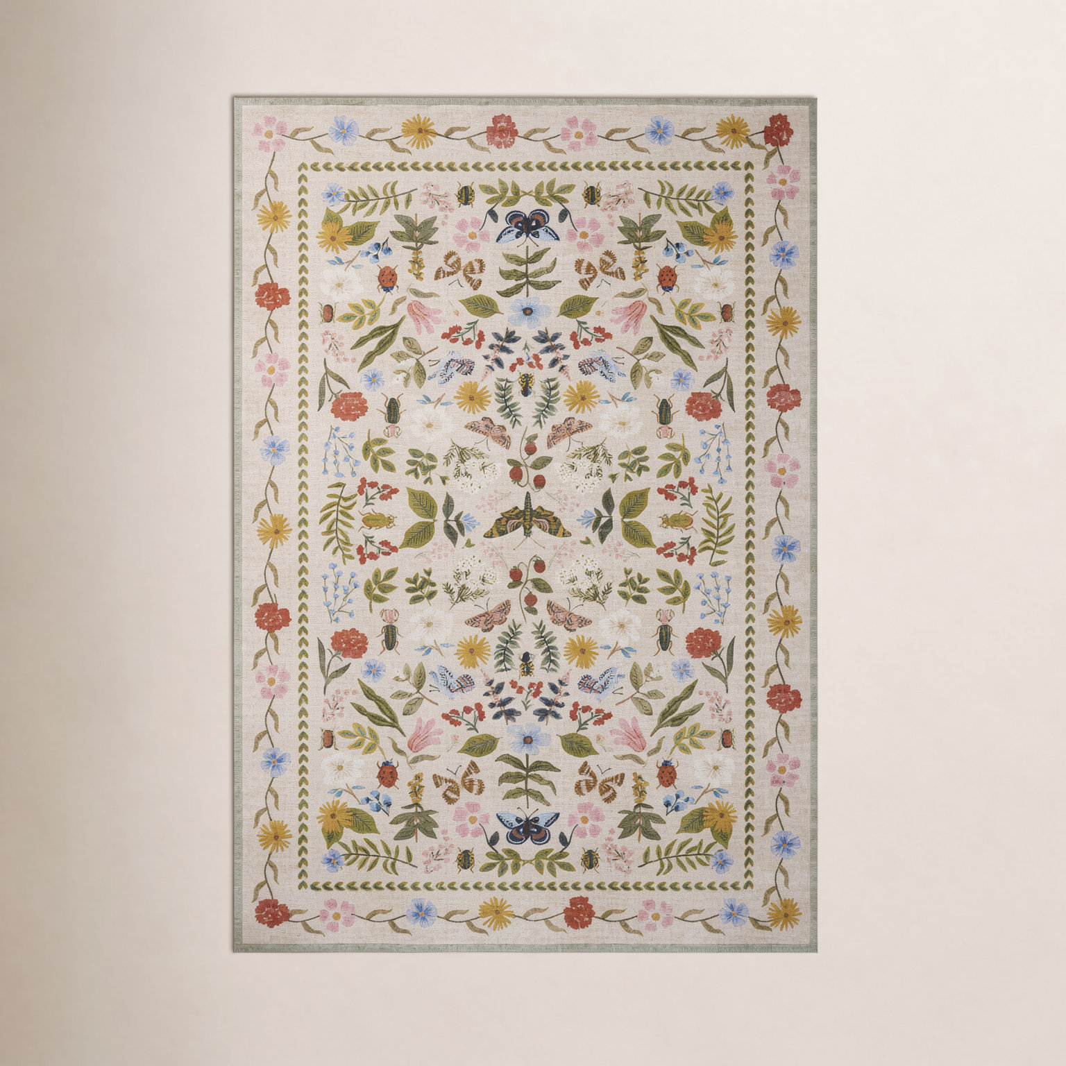 Canopy Cream Area Rug, Rectangle 8'6" x 11'6"