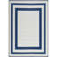 Tapis intérieur / extérieur bleu marine Aine-1004397867