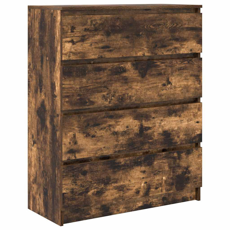 Sideboard 80X35x99 Cm Engineered Wood, Smoked Oak