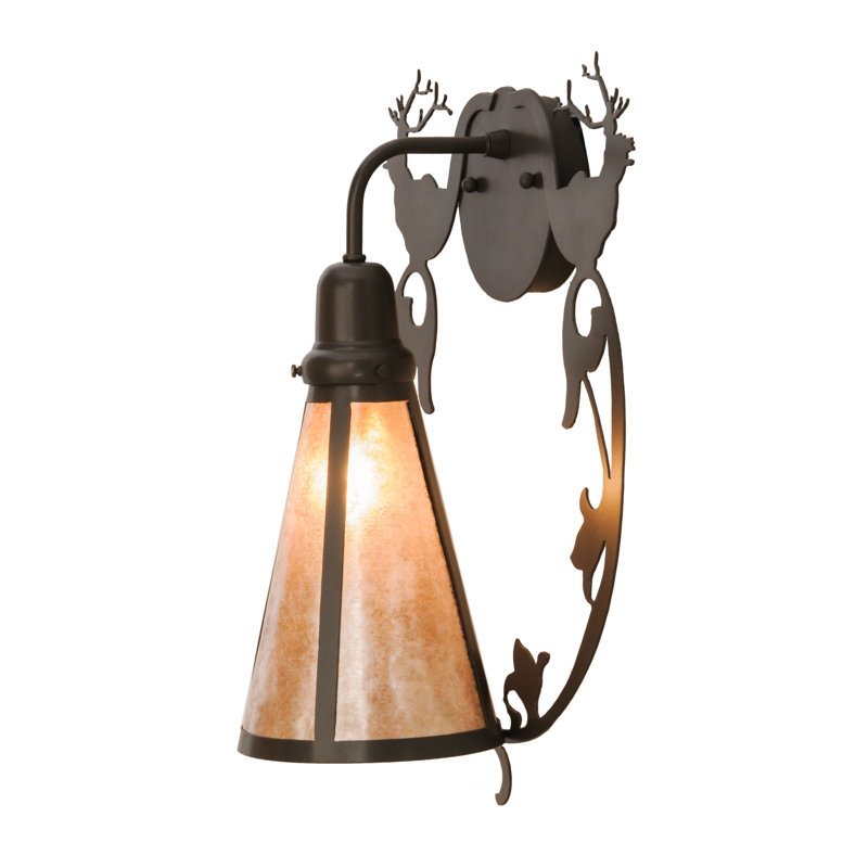 Rustic Lodge 1 - Light Armed Sconce