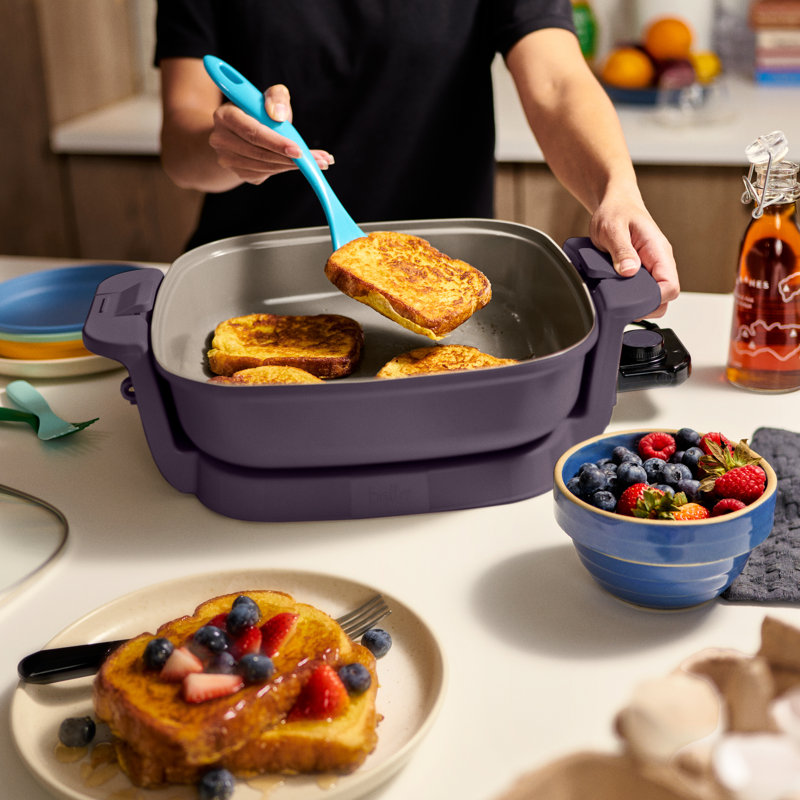 Bella Make And Take Electric Skillet, Plum, Plum