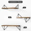 Blossom 3 Piece Wood Floating Shelf-284595248