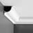4 in x 4 in x 78-3/4 in Primed White Plain Polyurethane Crown Moulding