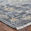 Ambrose Hand Knotted Oriental Area Rug in Blue; Washed Denim-1040740083