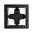 Calista 14.75" Lattice Design Planter Box - 13” Tall Square Decorative Outdoor Flower or Plant Pot-471666565-433464183