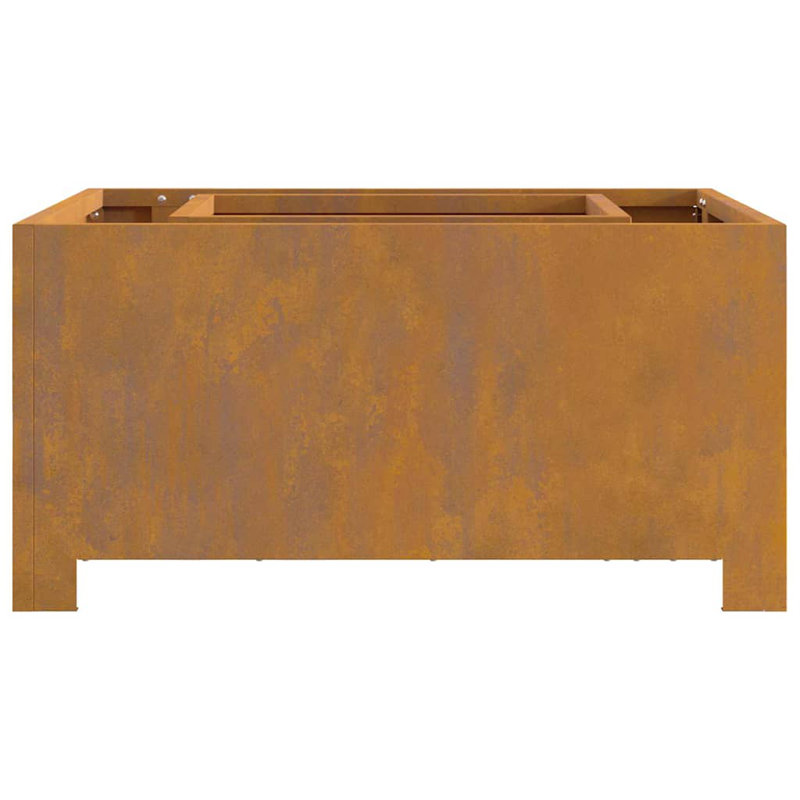 Outdoor Fire Pit, Brown, 30cm H x 60cm W x 60cm D