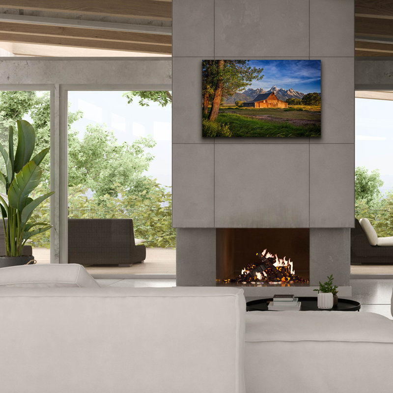 «Morning At Moulton Barn» par Rick Berk, art mural sur toile
