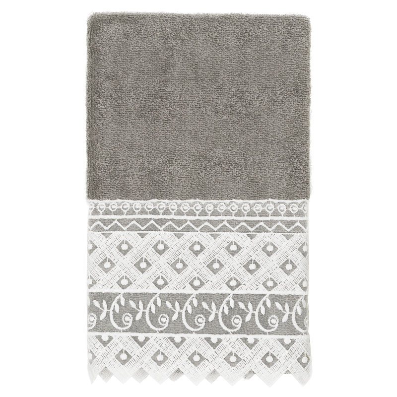 Aiden Midweight Hand Towel, Dark Gray