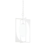 Enzo 1 Light Large Lantern - Gesso White