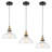 1 - Light Black Kitchen Island Pendant