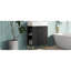 Meuble-lavabo noir 21,6 po avec lavabo en céramique-1892308719