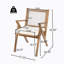 Ensemble de 2 chaises de patio avec coussin