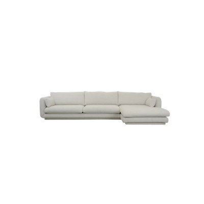 Bloom 3-Seater Sofa W/Chaise Lounge Left & Plinth