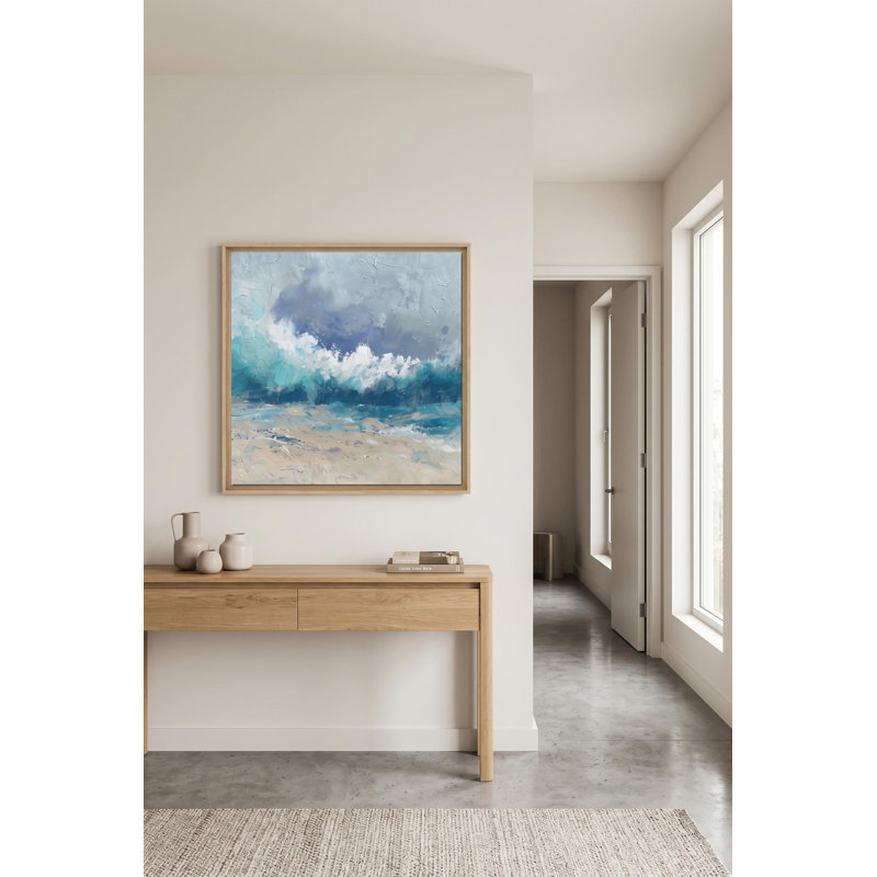 The Language of Waves, 40" H x 40" W