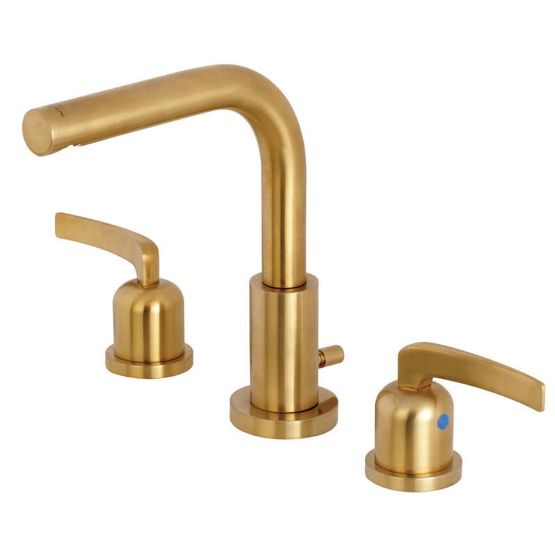Widespread Bathroom Faucet, Satin Brass