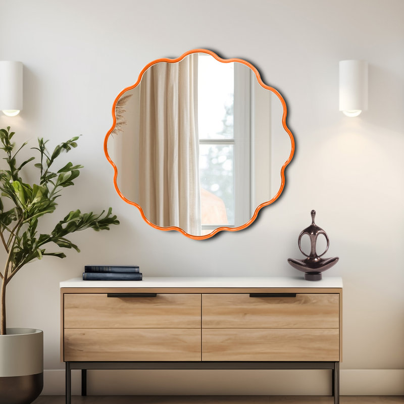 Miroir mural Anderson, Orange
