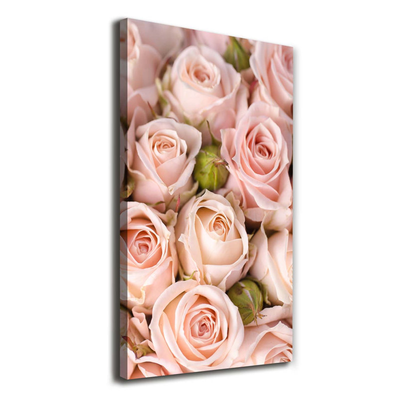 Bouquet Of Roses - Wrapped Canvas Print