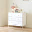Commode 4 tiroirs, armoire de rangement, organisateur de table de chevet