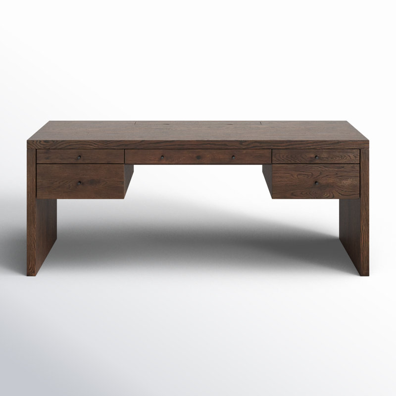 Torrington Executive Desk, Umber Oak