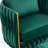 Misheel Velvet Barrel Chair with Ottoman-613010303