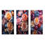 Belles pivoines colorées «Come Alive» - ensemble de 3 impressions murales en métal pivoines-1486450089