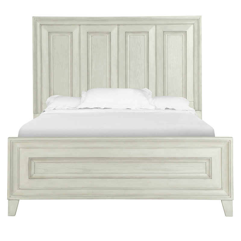 Aubrieanna Panel Bed, Queen, Weathered White