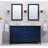 Ain 60'' Double Bathroom Vanity with Marble Top-516311223-511616628