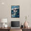 «Water Siren», art mural abstrait floral bleu par Latitude Run®-357498250-360949459