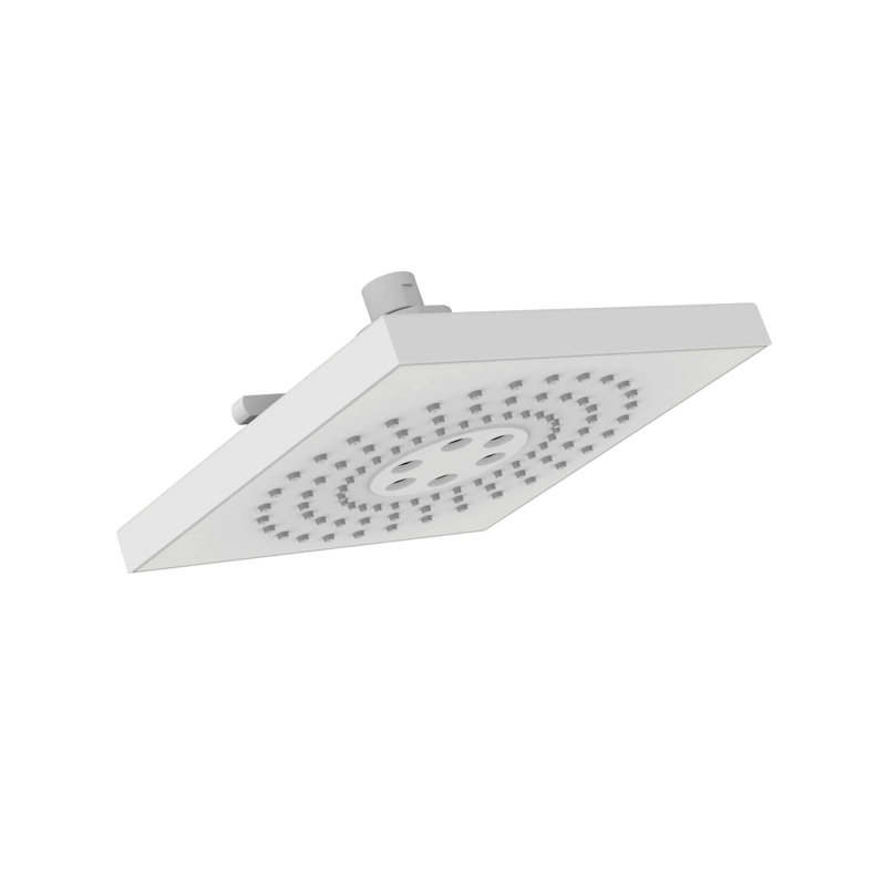 Luxnetic Multi Function Fixed Shower Head, Matte White